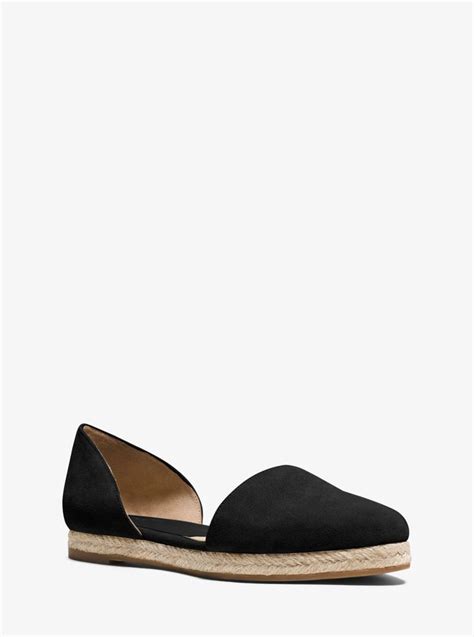 corey suede flat espadrilles michael kors|Michael Kors Collection Corey suede espadrilles .